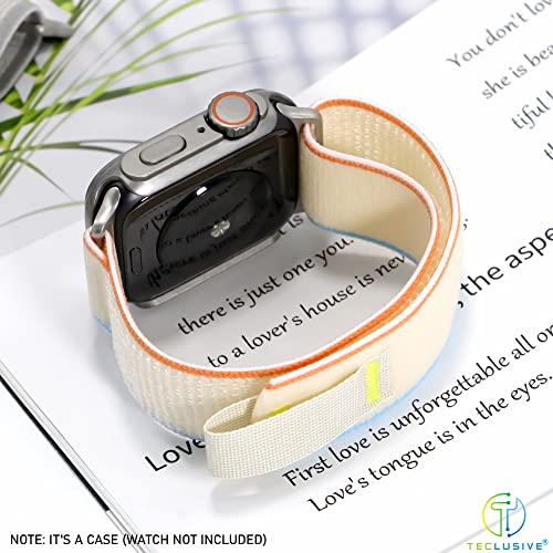 T Teclusive Ultra Luxury Converter Case with Glass Compatible with iWatch Series 3 to iWatch Ultra | Convert 42mm | Full Protection Cover Converter - Natural (42mm) - Image 5