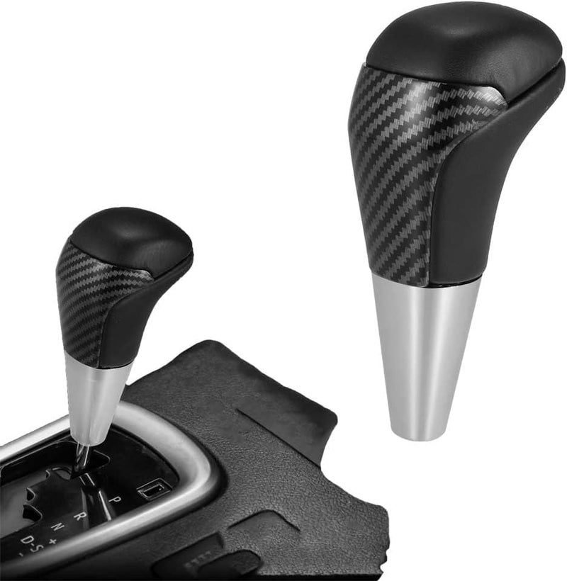 7Cylinder Leather Gear Shift Knob for Toyota - Carbon Fiber Pattern, Easy Installation for Land Cruiser, 4Runner, Lexus LX, Tundra (2003-2021) - Image 5