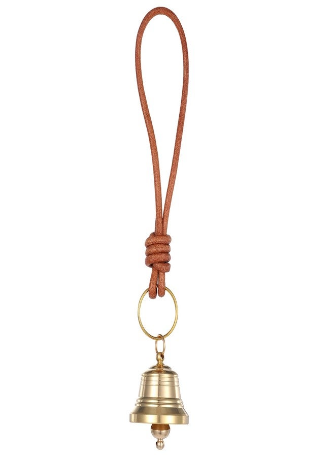 Xelsluthe Jingle Bells for Door Knob, Small Brass Bell for for Door Opening Vintage Gold Bell Outside Christmas Hanging Indoor Decoration Clear Ringing Sound for Home Garden Shopkeepers Bells on Rope Garden - Image 1