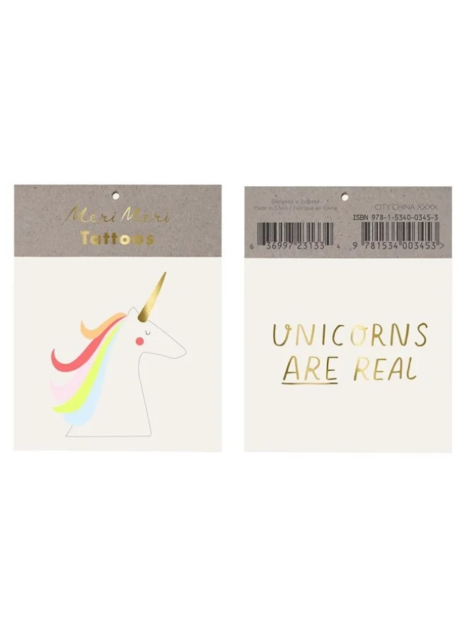 ميري ميري Unicorn Tattoos