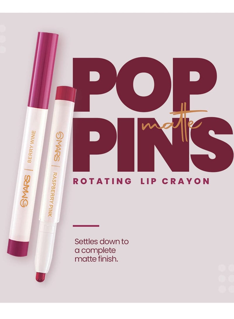 مارس قلم تلوين الشفاه بوبينز طويل الأمد قابل للسحب 1.3 جم 12 RUSTED BROWN - Image 4