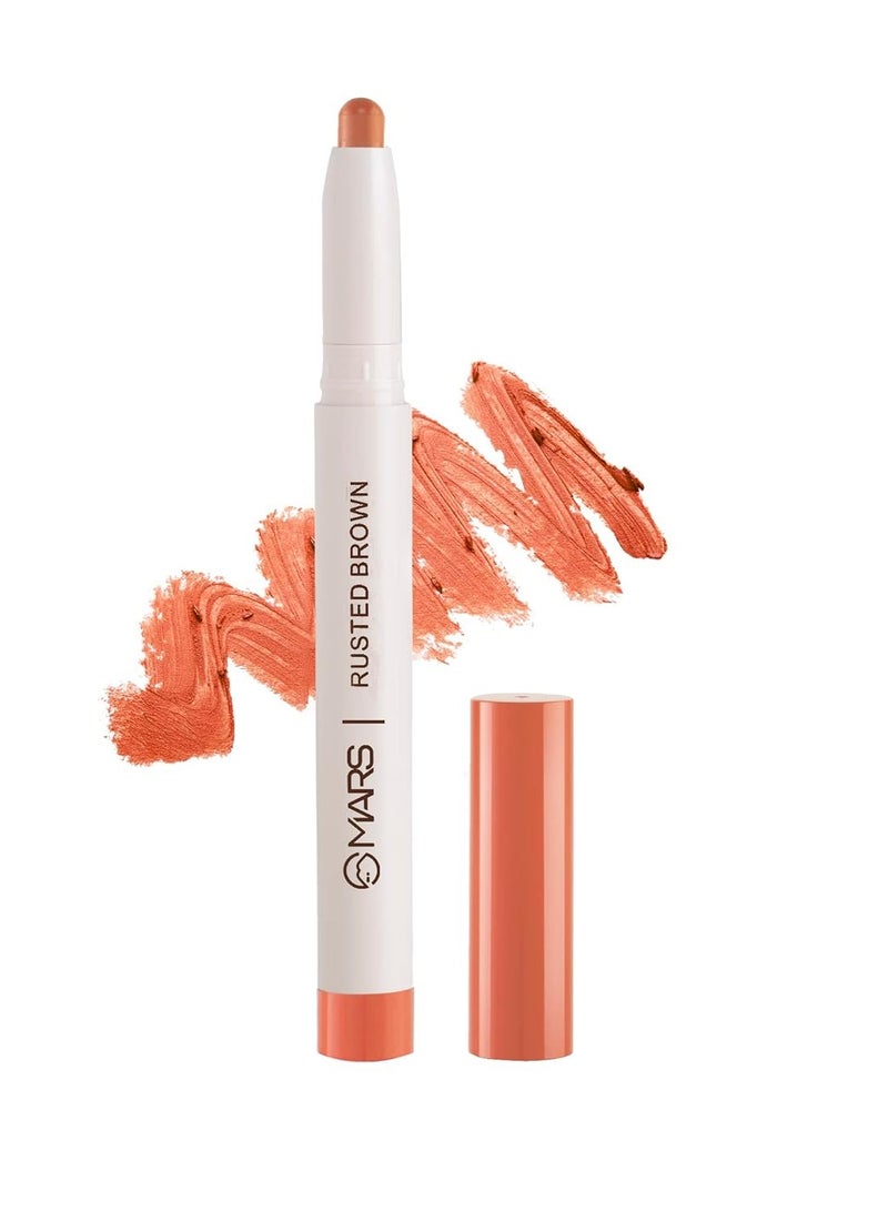 مارس قلم تلوين الشفاه بوبينز طويل الأمد قابل للسحب 1.3 جم 12 RUSTED BROWN - Image 1