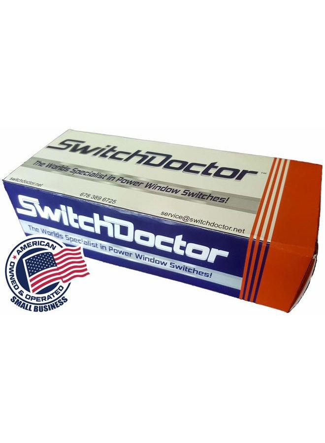 Switchdoctor 2 Piece Set Window Master Switch And Passenger With Bezels For 1982-1988 Chevrolet S10, 1980-1994 G10 G20 G30, Monte Carlo, 1982-1987 El Camino - Image 5