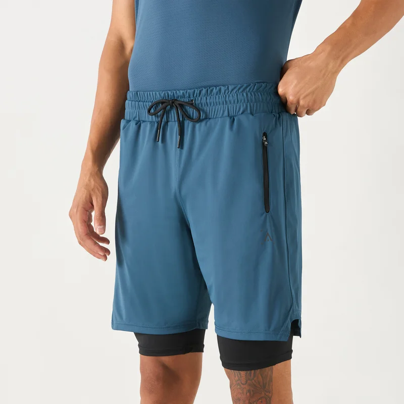 ADOT by Splash Hybrid Shorts with Drawstring Closure and Pockets