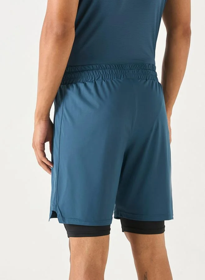 ADOT by Splash Hybrid Shorts with Drawstring Closure and Pockets