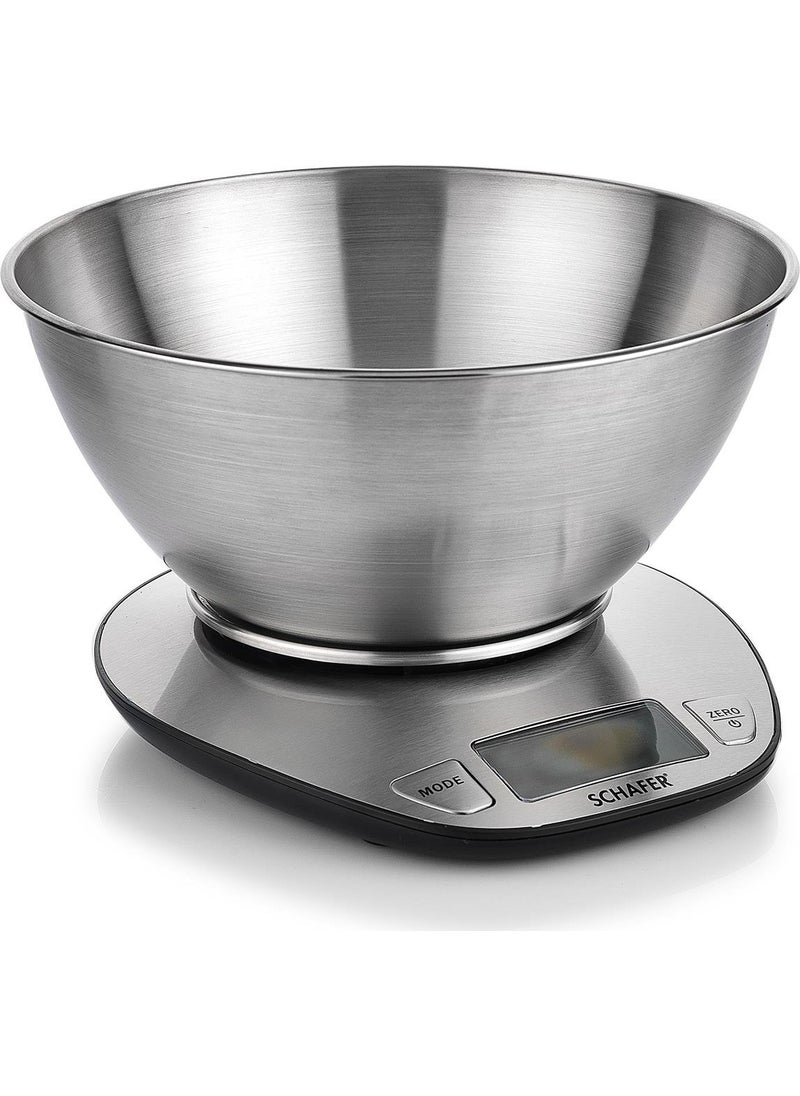 Emma Kitchen Scale - 2 Pieces - Inox - pzsku/Z3851E52773E50535F769Z/45/_/1725722090/763405f1-6950-4012-a1e9-3c70f8d7f790