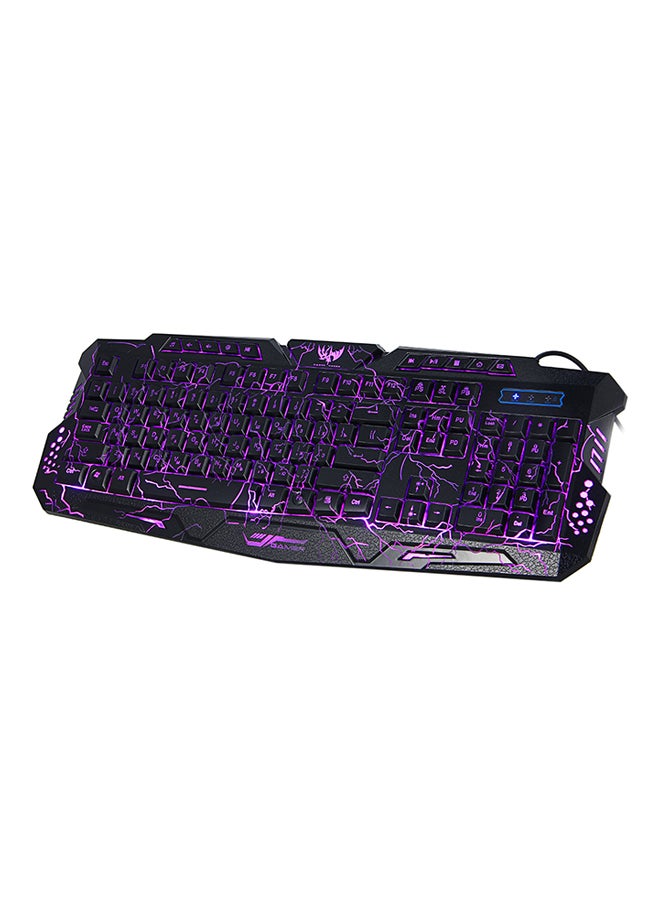 LED Backlit USB Wired Russian/English Gaming Keyboard - Image 1