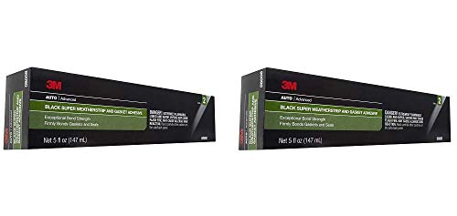 3M 08008 Black Super Weatherstrip Adhesive Tube, 5 oz (2 Pack) - Image 2