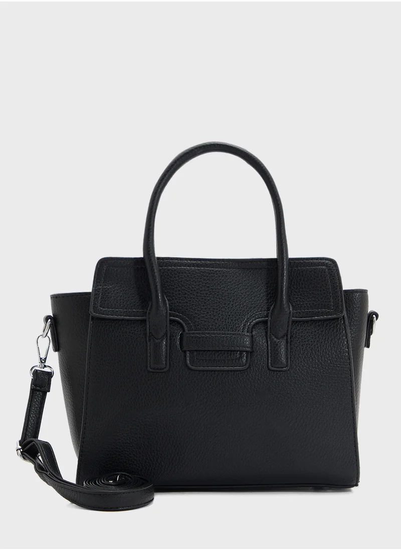 ELLA Tonal Detail Satchel