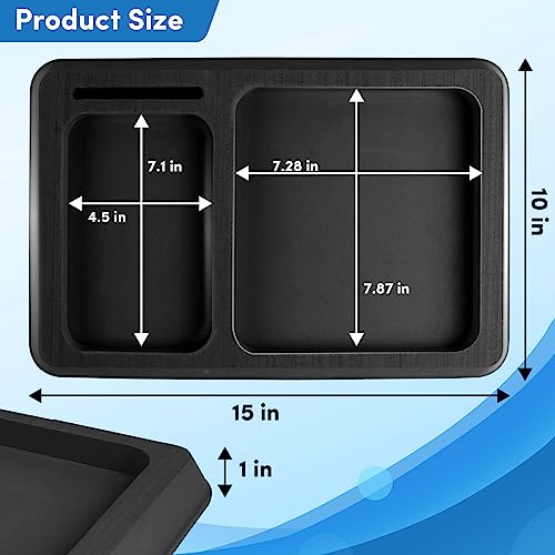 VEITHI Boat Dash Pad, Anti-Slip Boat Dash Organizer Perfect for Fishing Boat Center Consoles, EVA Foam Boat Dash Accessory,Car Dash Grip Pad for Cell Phone(Black) - Image 3