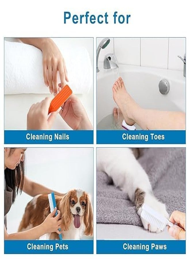 ZAKOFOL (1Pcs) Handle Grip Nail Brush, Hand Fingernail Cleaner Brush Manicure Tools Scrub Cleaning Brushes Kit for Toes and Nails Women Men (Random Colors) - Image 4