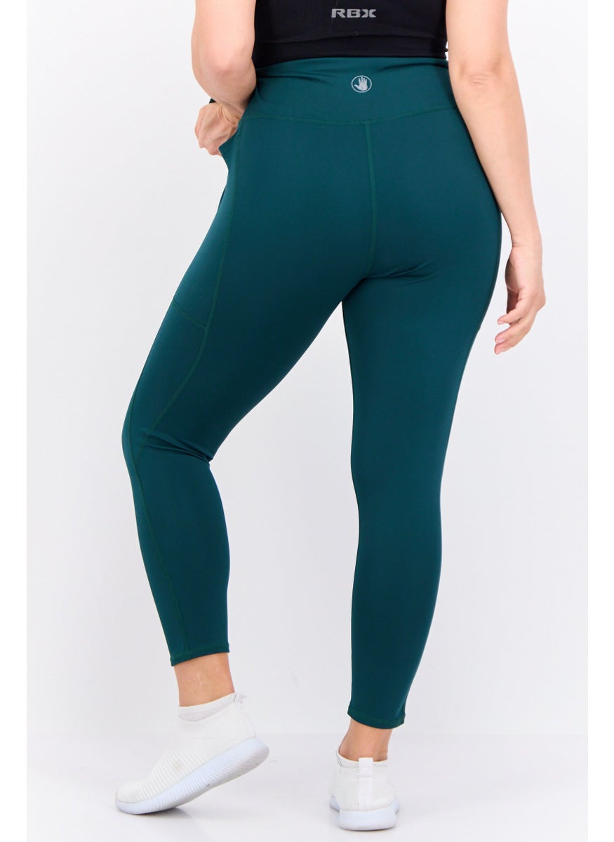 Body Glove Women Sportswear Fit Training Leggings, Green  - Image 3