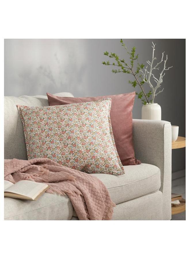 erorex Cushion Cover Floral Pattern And Dark Pink 50X50 Cm - Image 4