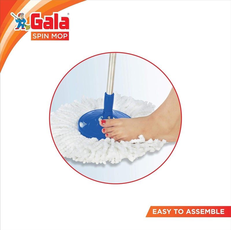 Gala Spin Mop Microfiber Refill, Spin Mop Refill/Floor Mop Refill, Mop Head Refill only,Mop Refills only (White) - Image 5