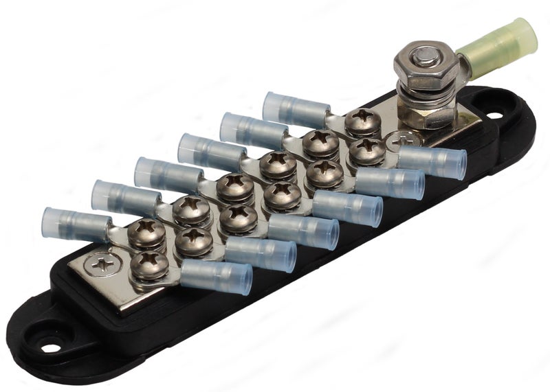 Fastronix Solutions Fastronix 12 Terminal Ground Terminal Distribution Block Kit - Image 1