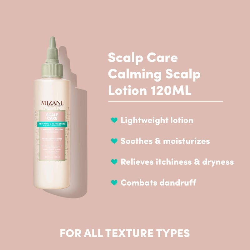 Mizani Scalp Care Calming Scalp Lotion - Soothing Dandruff Treatment, Anti Flake, With Eucalpytus, Avocado Oil & Menthol, Silicone-Free, Paraben-Free - Image 3