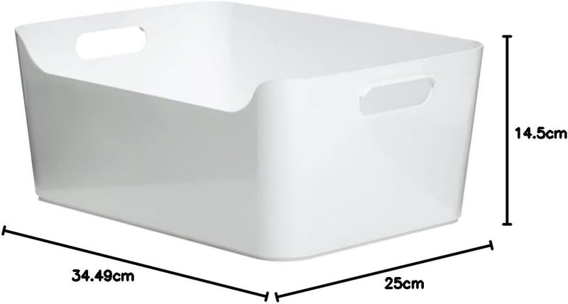 TATAY 10L Storage Box - BPA-Free White Organizer - Image 2