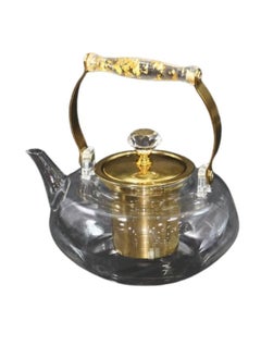 Heat Resistant Glass Teapot Set Multicolour 1000ml