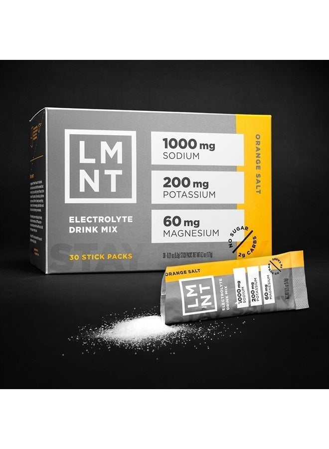 LMNT Zero Sugar Electrolytes - Orange Salt | Drink Mix | 30-Count - view 5
