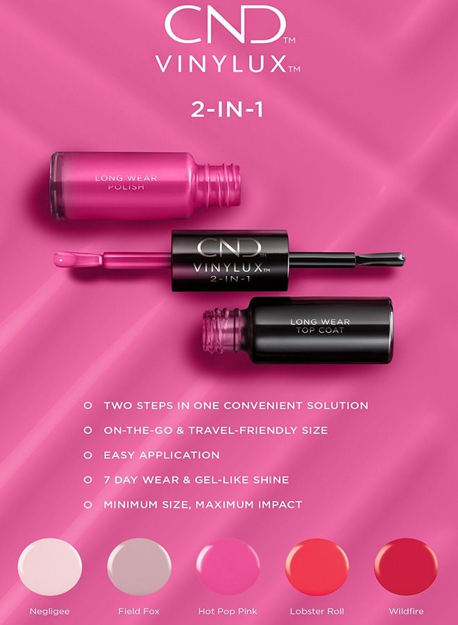 CND 2 in 1 Polish and Top Coat - Image 5