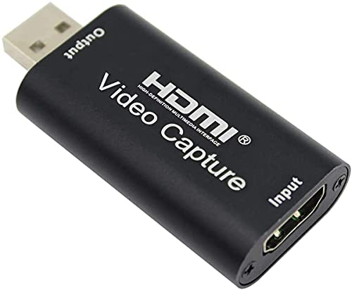 PDAPTMAG 4K Video Capture Card, HDMI to USB Capture Card 1080P for Streaming, Recording, Gaming, Compatible with Nintendo Switch, PS5, Xbox - Image 1