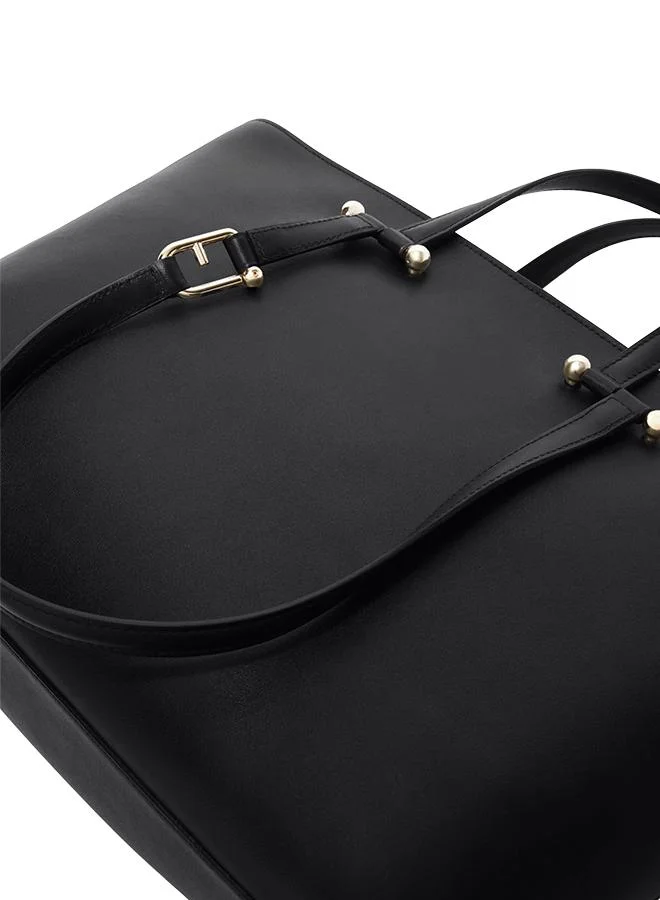 Furla Black Duetto L Tote for Women | Best Price UAE