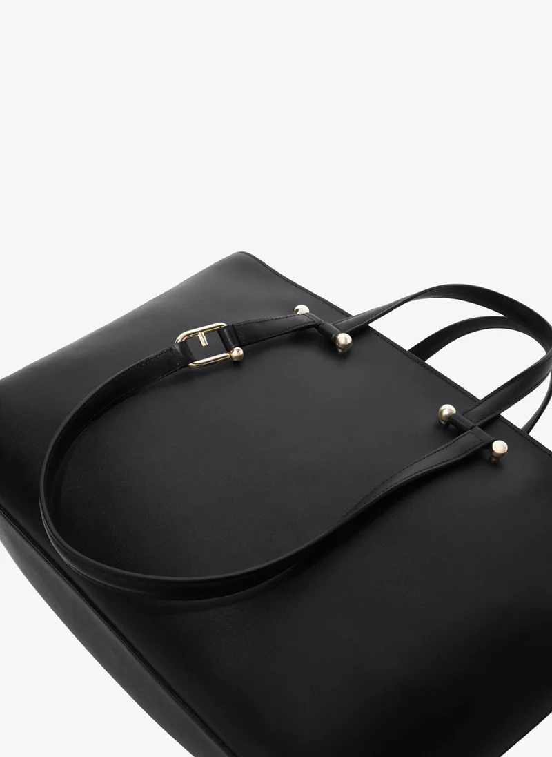 Furla Black Duetto L Tote for Women | Best Price UAE