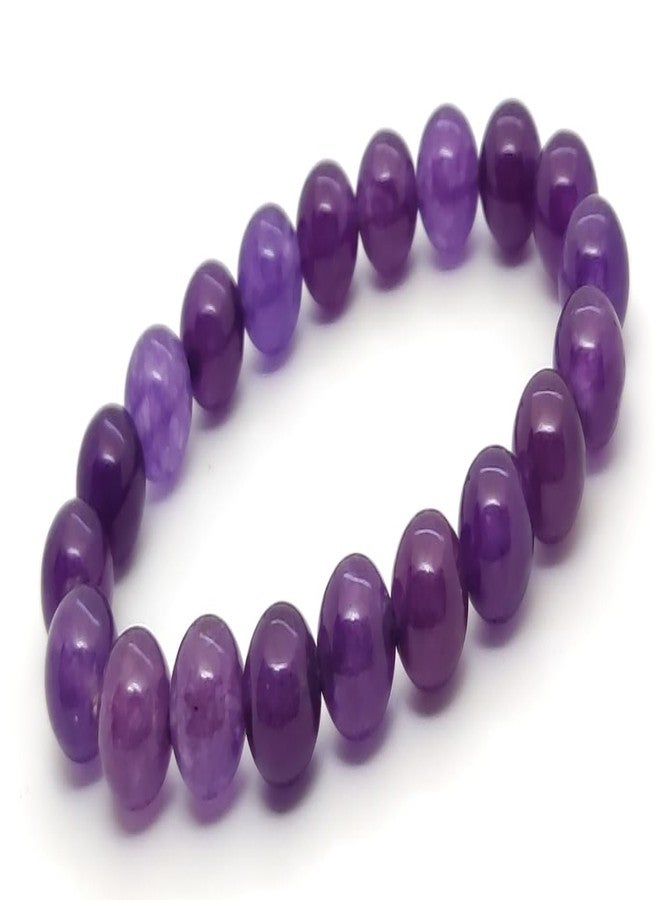Jewel string amethyst bracelet for girls boys men women(size 6 inches) - Image 5