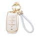 Gematay for Dodge RAM Key Fob Cover with Keychain Lanyard Soft TPU Key Fob Protector Shell Compatible with 20192022 Dodge RAM 1500 2500 3500 4500 5500 3 Button Smart Key Case - Image 2