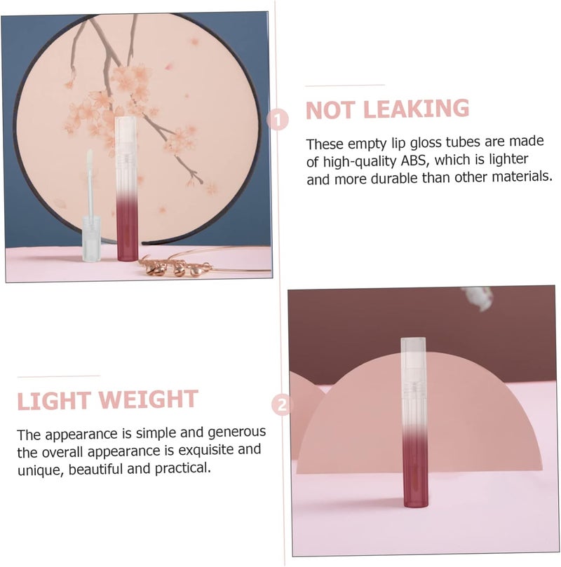 10pcs Eco-friendly Lip Gloss Tubes Lip Glaze Tube Detachable Design for Easy Refilling Cleaning - Image 5