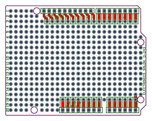 CZH-LABS Electronics-Salon 10x Prototype PCB for Arduino UNO R3 Shield Board DIY. - Image 3