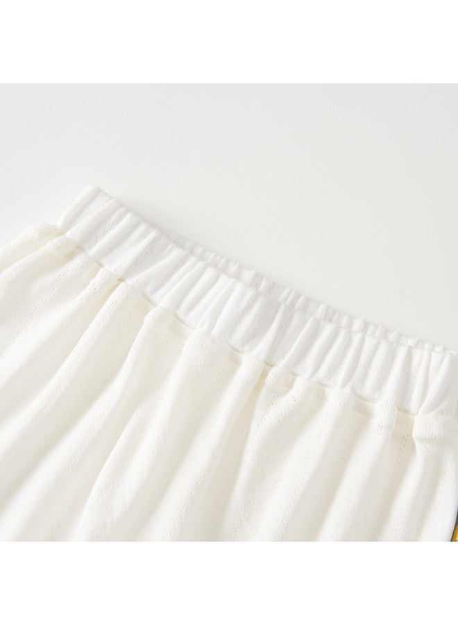 Tongtai Baby Pants Summer Modal Cotton Infant Pp Shorts Unisex Home Sleep Pants Jacquard - Image 5