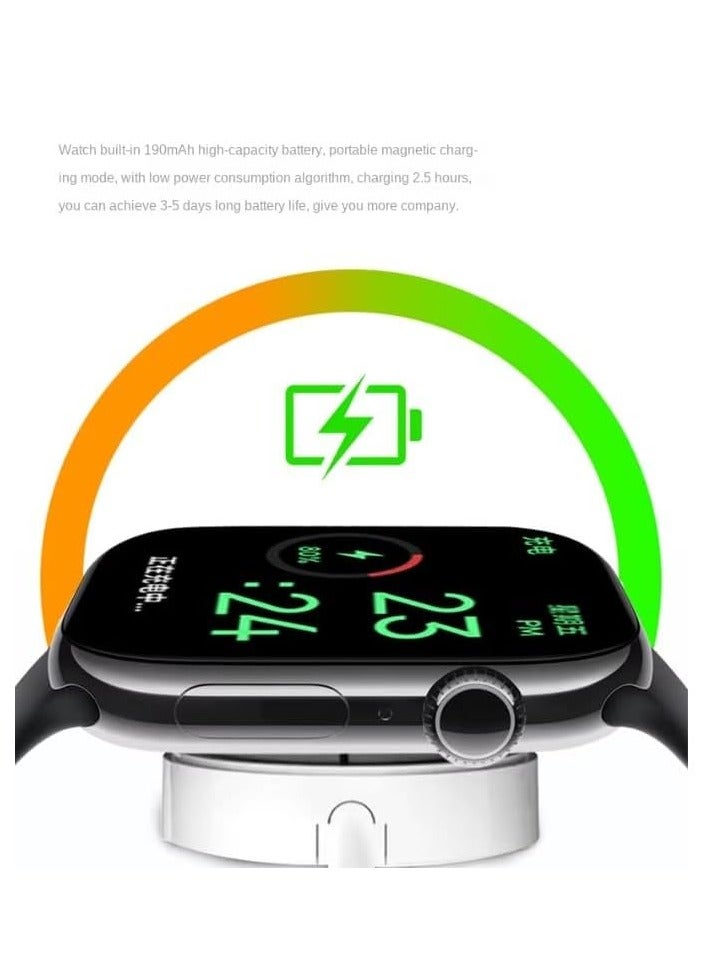 W&O X10 Series10 Smartwatch - 46MM - Super Amoled - Black - Image 3