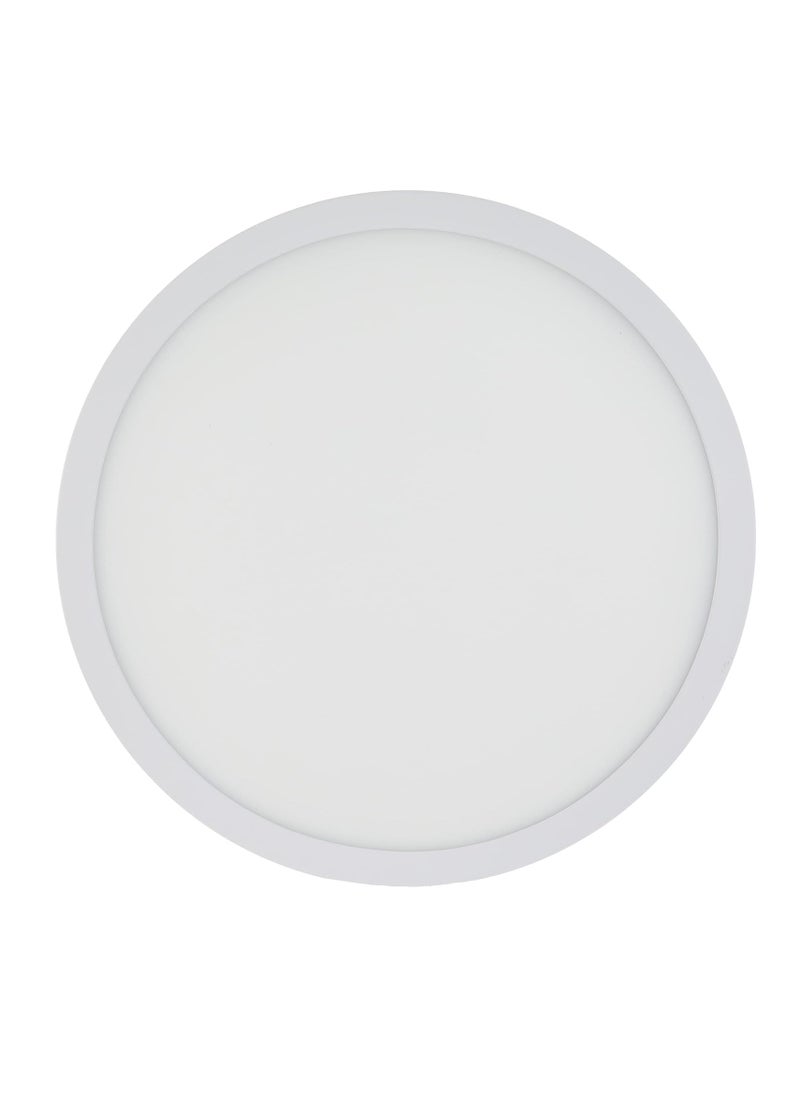 GLOWARE Gloware 30W Round LED Surface Mount Ceiling Light – Warm White, Energy-Efficient Indoor Fixture  - Image 1
