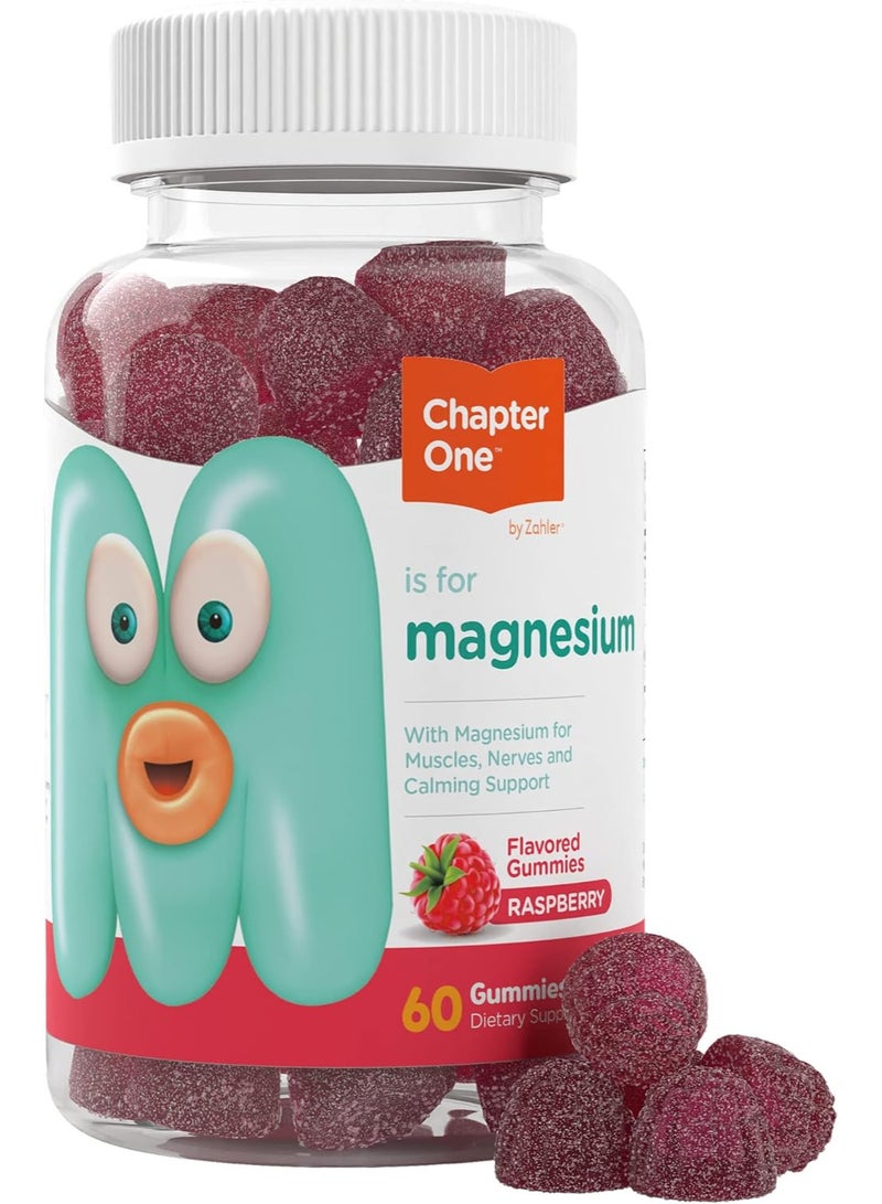 شابتر ون حلوى المغنيسيوم، مذاق رائع من المغنيسيوم للأطفال، ماغنيسيوم مهدئ للأطفال، حلوى المغنيسيوم للنساء والرجال، معتمدة كوشير، (60 حلوى بنكهة) - Image 1