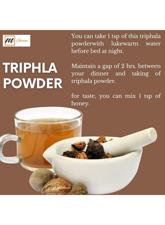 mGanna 100% Natural Triphala Powder for Skin and Health Care 227 GMS / 0.5 LBS - Image 4