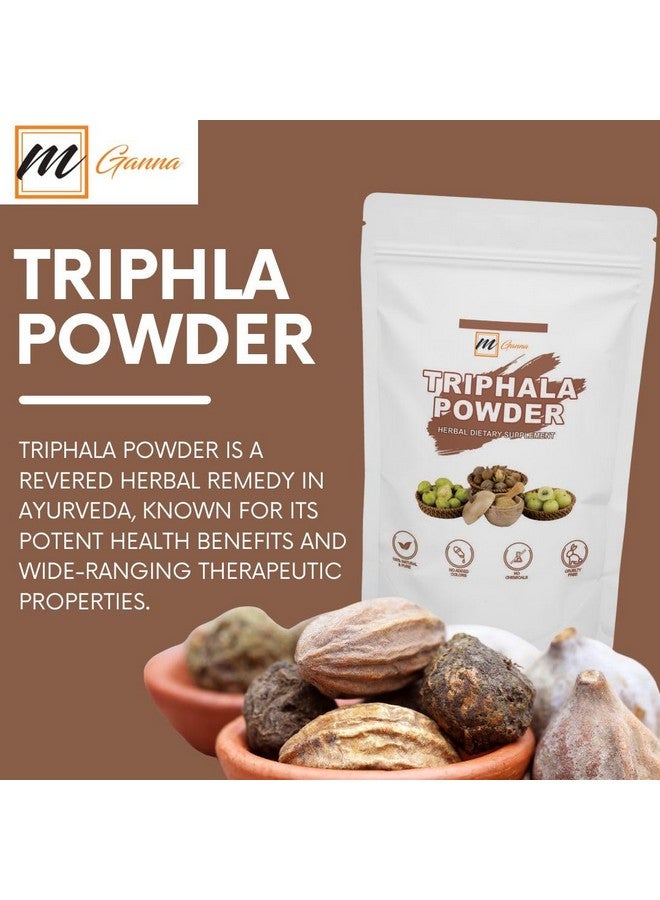 mGanna 100% Natural Triphala Powder for Skin and Health Care 227 GMS / 0.5 LBS - Image 3