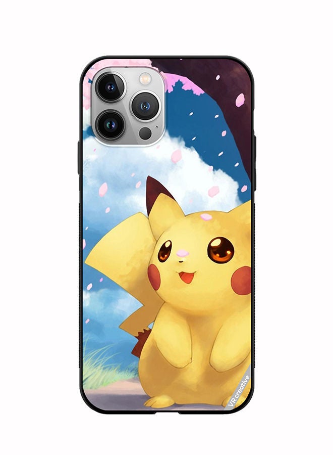 VR CREATIVE Protective Case Cover For Apple iPhone 11 Pro Max Spring Pikachu Design Multicolour - Image 1