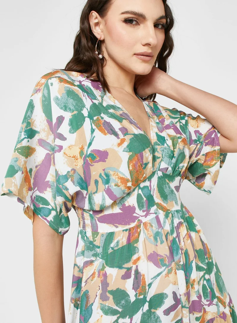 ELLA Floral Tiered Dress