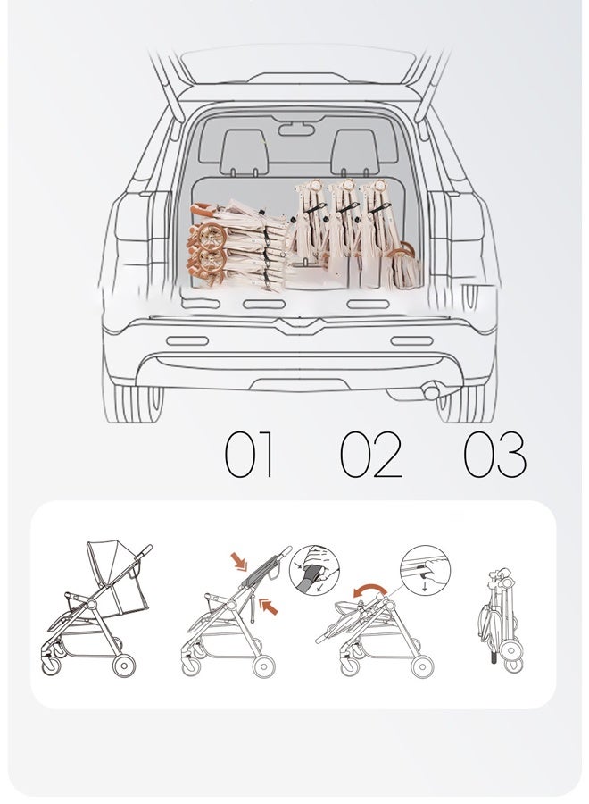 كيديليو عربة أطفال ذات دفع باتجاه واحد - Image 4