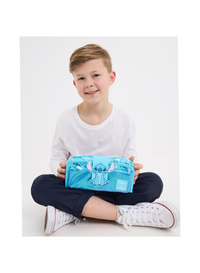 Smiggle Disney Stitch Multi Compartment Pencil Case Large Capacity Kids Stationery Bag with Pen Holder Slots - Image 5