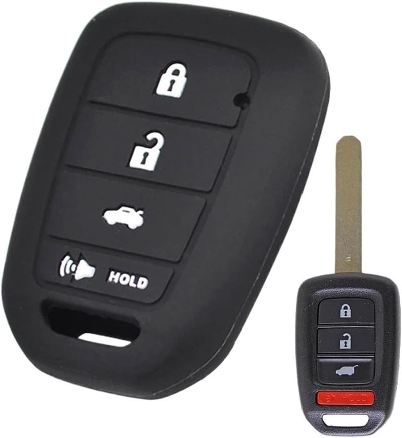 QASULER Silicone Key Case Cover for Car Keys - Image 1