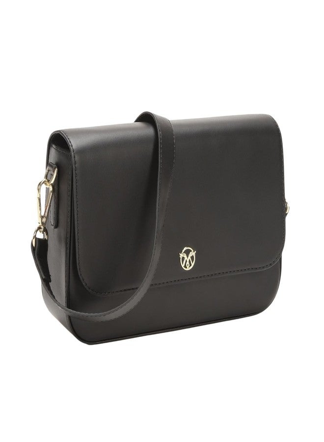 MONROW Vegan With Adjustable And Convertible Fashionable Classic Slingbag With Extra Flap For Women - Image 1