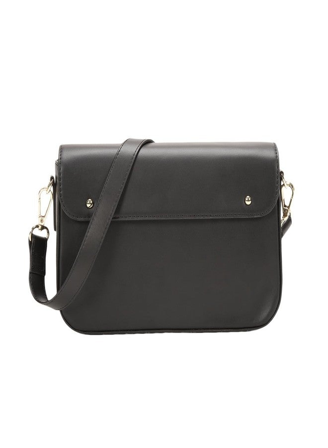 MONROW Vegan With Adjustable And Convertible Fashionable Classic Slingbag With Extra Flap For Women - Image 2