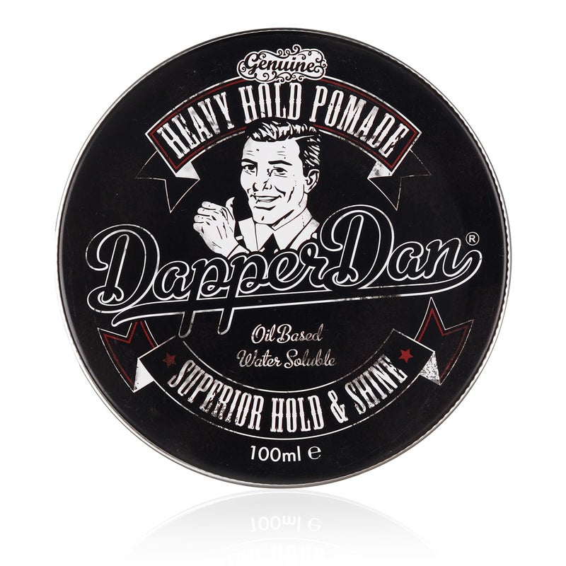 Dapper Dan Heavy Hold Pomade By Dapper Dan, Superior Hold, Petrolatum Free, No Build Up, Liquorice & Vanilla Fragrance 100ml - Image 1