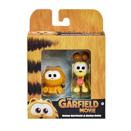 Animagic Figurine 2Pack Baby Garfield Baby Odie Collectible for The Fans Ages 3 - Image 1