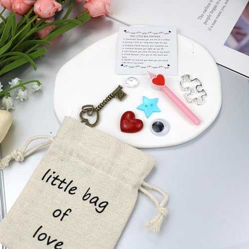 LUOKIFUR I Love You Small Bag Accessories Gift Anniversary Love Gift Souvenir Girlfriend Boyfriend Gift Family and Friendship Gift(Love Bag) - Image 4