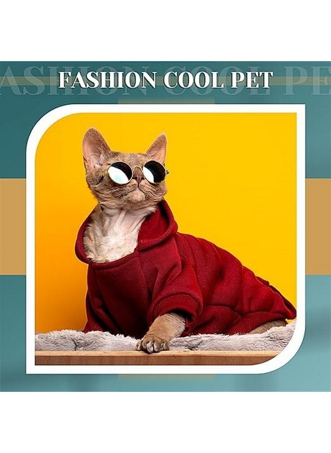 Generic - Pet Sunglasses Classic Style Round Shape Reflection Eye Wear Uv Protection Goggles Sunglasses Ideal For Cat And Dogs - Multicolor (Pack Of 1) - Image 1