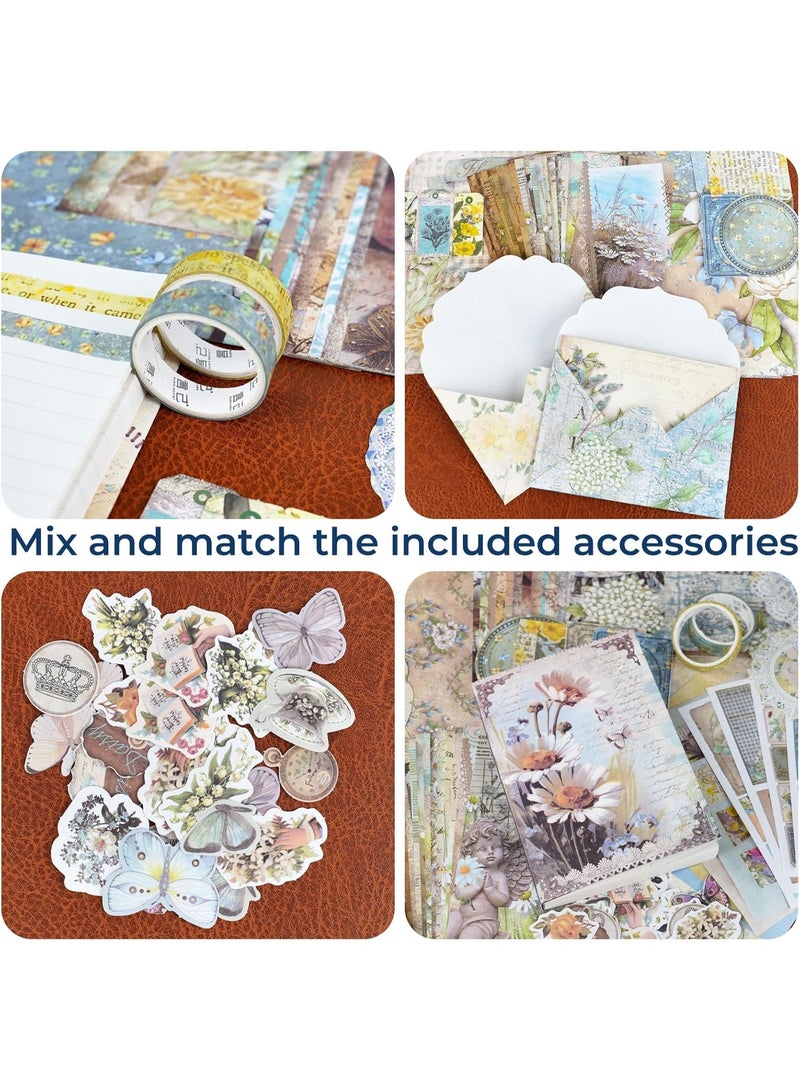 Mitoy DIY Journal Kit for Girls, Girls Toys Journaling Art Crafts Kit, Birthday Gifts for Kids Age 4+ - Image 4