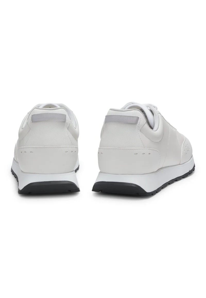 هوجو Running-inspired trainers in faux leather with structured details